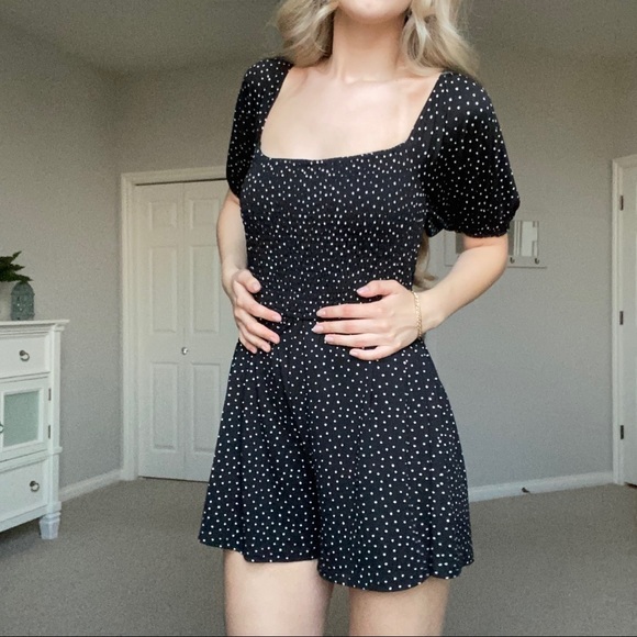 Puff sleeve romper - Picture 6 of 7